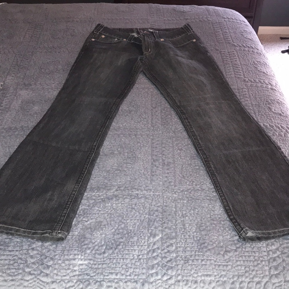 GUESS dark denim wider bootcut jeans 👖